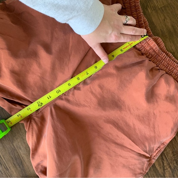 Vintage silk light burnt orange straight leg pant - Picture 8 of 9